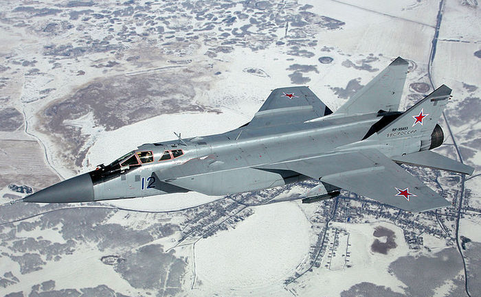 

Avion de luptă rusesc MiG-31.
