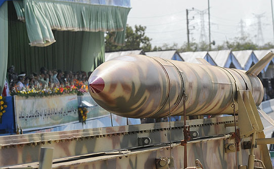 Rachetă iraniană Fateh-110. (Captură Foto)