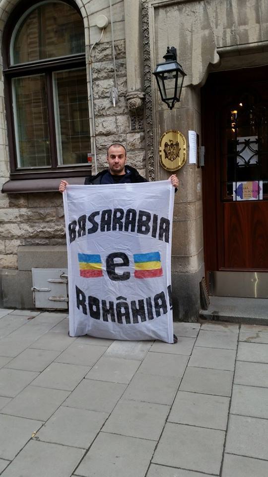 Basarabia e Romania! - Manifestare unionistă în Suedia, 30 noiembrie 2014.