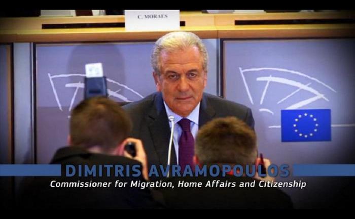Comisarul european pentru migraţie, afaceri interne şi cetăţenie  Dimitris Avramopoulos.