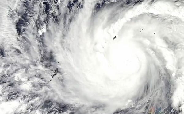 Taifunul Hagupit care se îndreaptă spre Filipine. (Captură Foto)