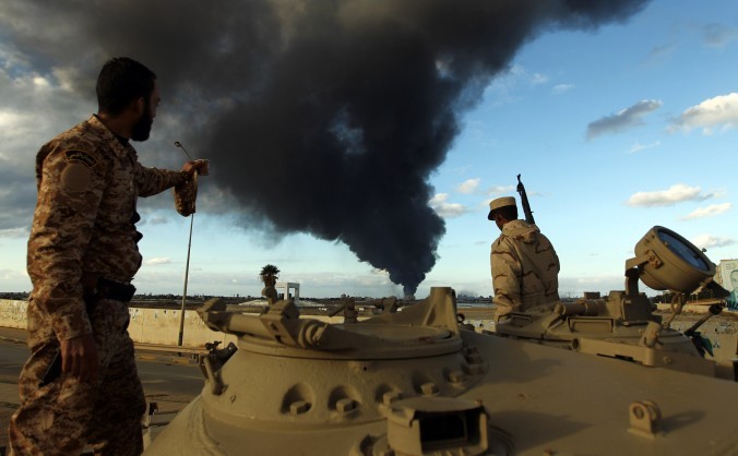 Lupte în Libia, Benghazi, 23 decembrie 2014.