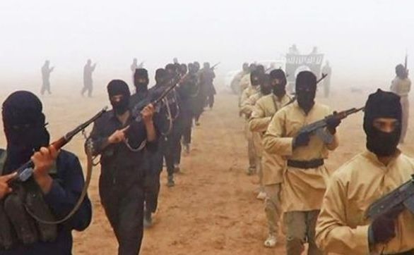 Luptători jihadişti (Captură Foto)