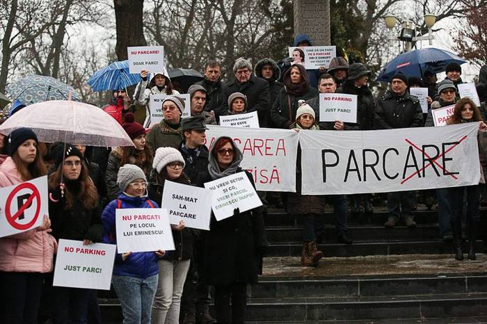 Protest Parcul Eminescu
