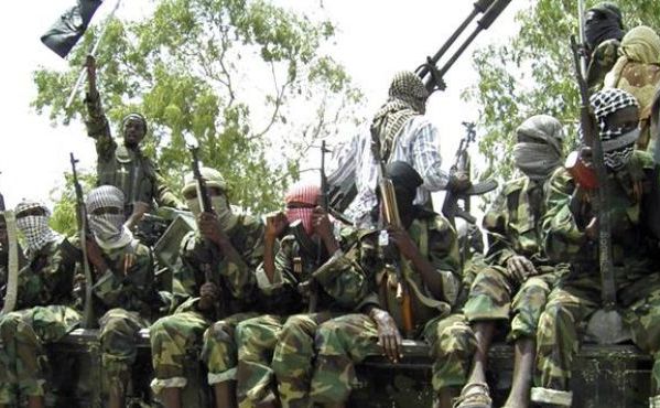 
Militanţi ai grupării Boko Haram, care îşi are baza în Nigeria.