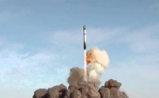 Lansarea satelitului SkySat-1 la bordul unei rachete Dnepr la baza de lansare Yasny, Rusia, 21 noiembrie 2013. (Captură Foto)
