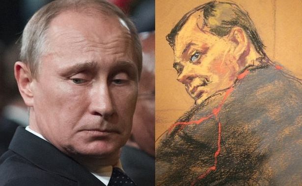 
Preşedintele rus Vladimir Putin (st) şi presupusul spion rus Evgeny “Zhenya” Buryakov.