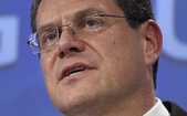 Maros Sefcovic. 25 februarie 2015 (JOHN THYS/AFP/Getty Images)