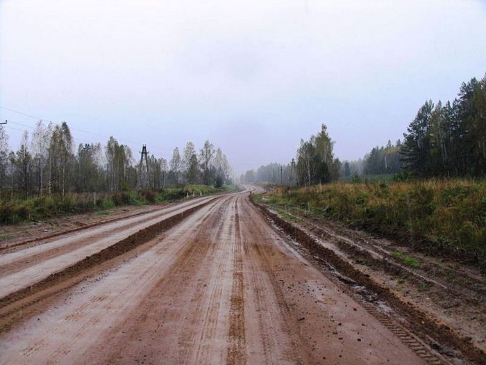 Autostrada Trans-Siberiană (zonă între Krasnoyarsk şi Irkutsk)