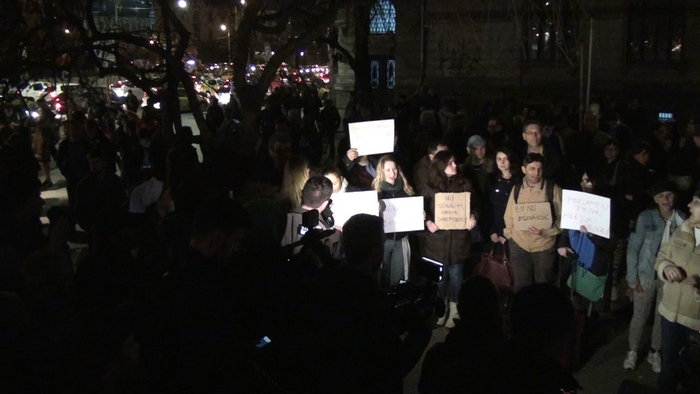 Demonstraţie în Piaţa Universităţii, 25 martie 2015