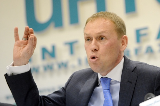 Fostul agent KGB ajuns parlamentar rus, Andrei Lugovoi, învinuit în Marea Britanie de uciderea lui Alexander Litvinenko. 2008 (NATALIA KOLESNIKOVA/AFP/Getty Images)