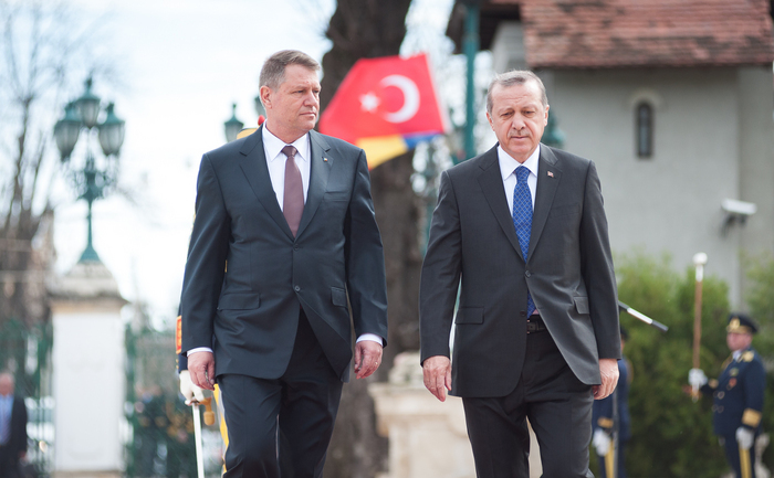 Preşedintele Klaus Iohannis şi omologul său turc Recep Erdogan