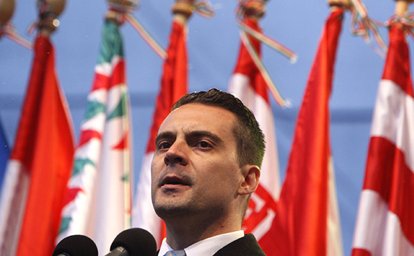 Liderul Jobbik, Gabor Vona.