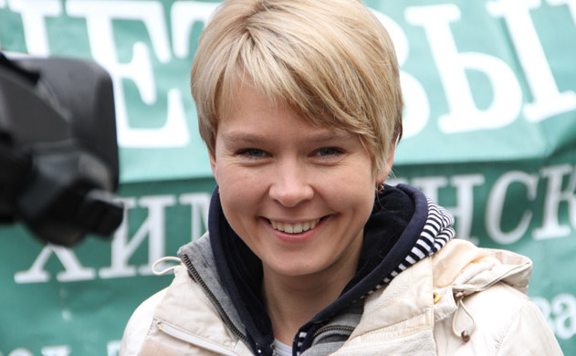 Yevgenia Chirikova, una dintre mai binecunoscute activiste pentru mediu din Rusia.
