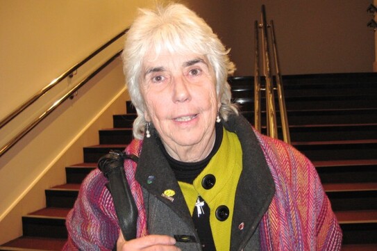 Maureen O’Sullivan la specacolul Shen Yun în Dublin, la 27 martie, 2015 (Shuting Liu / Epoch Times)