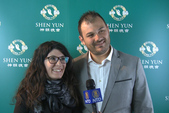 Azzurra Itri şi Riccardo Colombo, respectiv CEO şi director general al Fashion One Soul, au văzut Shen Yun la Teatro degli Arcimboldi, Milano, 21 martie 2015 (Prin amabilitatea NTD)