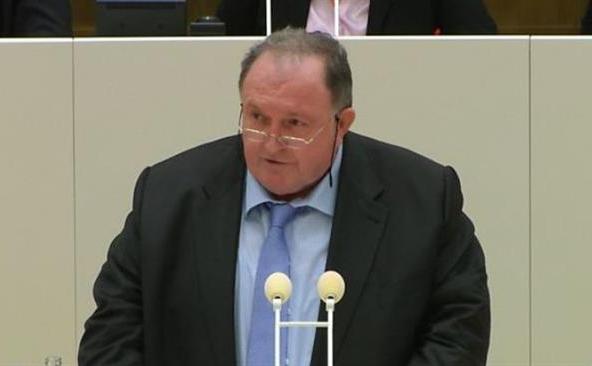 Franz Wiese, un legiuitor din Brandeburg şi membru al partidului eurosceptic Alternativ pentru Germania.