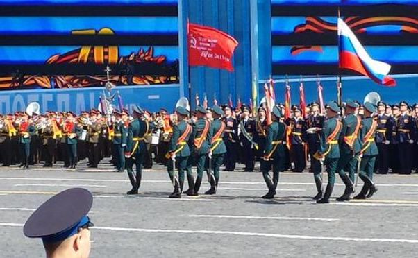 Parada de Ziua Victoriei la Moscova, 9 mai 2015. (Captură Foto)