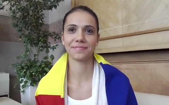 Jucătoarea româna de tenis Raluca Olaru.