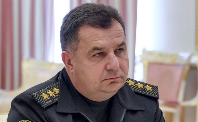 Ministrul ucrainean al apărării, Stepan Poltorak. (Captură Foto)