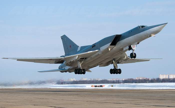Bombardier strategic Tupolev Tu-22 M “Backfire”. (Captură Foto)