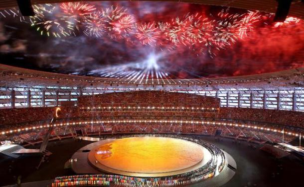 Artificii în timpul ceremoniei de deschidere a Jocurilor Europene din capitala azeră Baku, 12 iunie 2015.