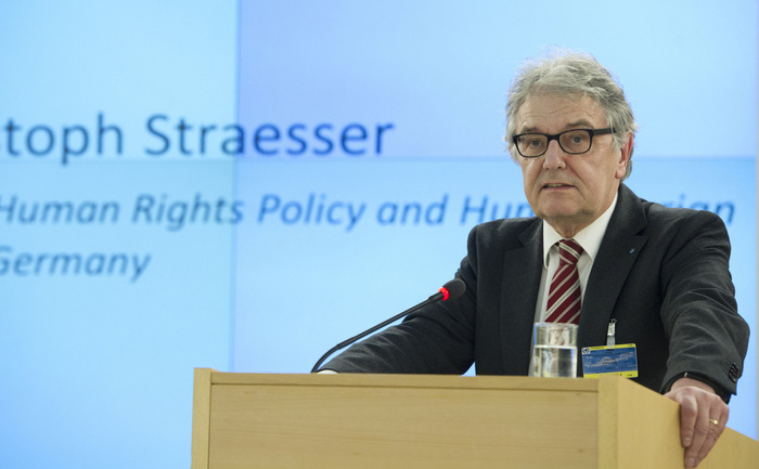 Înaltul Comisar german pentru Drepturile Omului, Christoph Strässer. (Captură Foto)