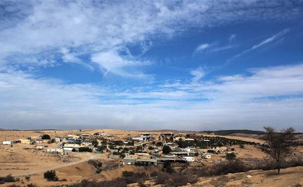 Satul Umm al-Hiran, care nu este recunoscut de Israel, în apropiere de oraşul sudic Beersheba din deşertul Negev, 24 noiembrie 2013. (Captură Foto)