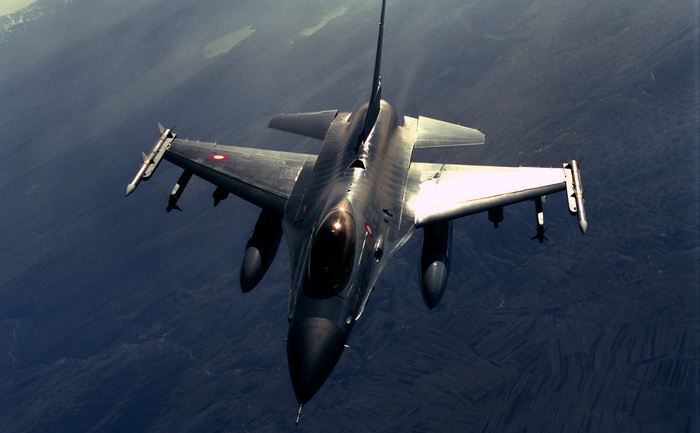 Avion de luptă turcesc F-16.