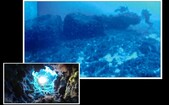 Un monolit sub apă, între coasta Siciliei şi Tunisia. Monolitul, vechi de peste 9000 de ani are o structură care pare fabricată de fiinţe inteligente (Science Direct)