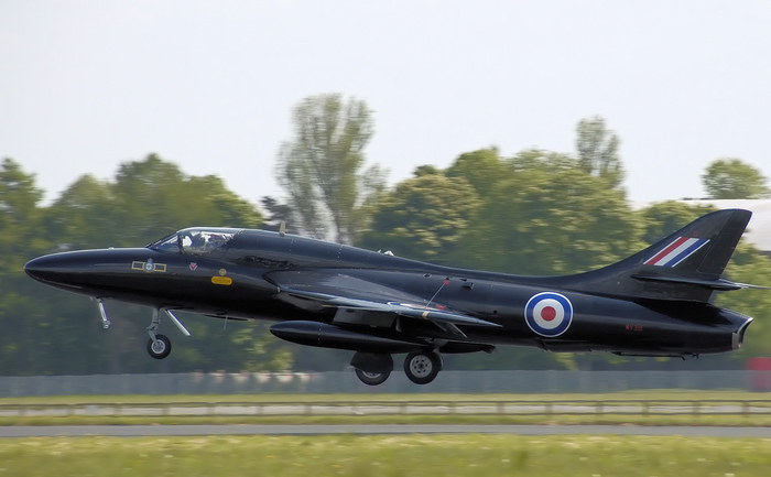 Avion Hawker Hunter.
