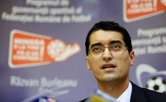 Preşedinte al Federaţiei Române de Fotbal, Răzvan Burleanu