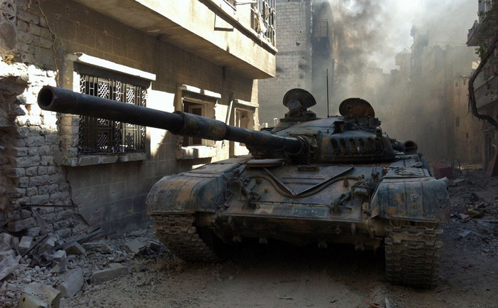 Forţe guvernamentale siriene (AFP/Getty Images)
