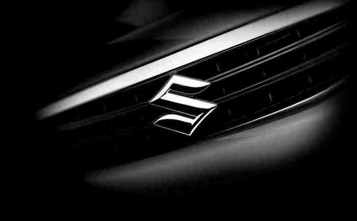 Logo-ul producătorului auto Suzuki.