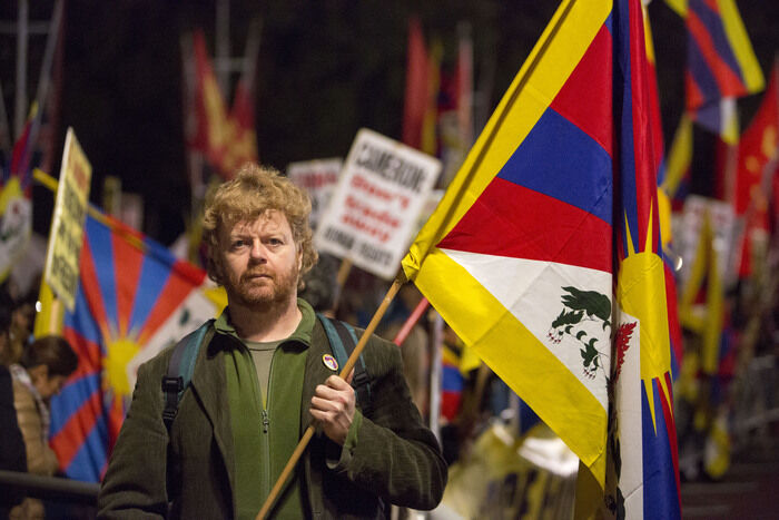 Paul Golding de la Tibet Society (Si Gross / Epoch Times)