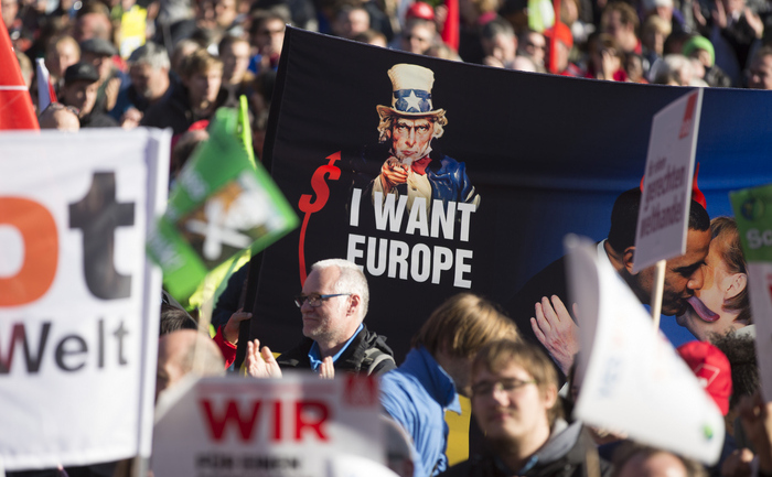 Protest anti-TTIP în Berlin 
