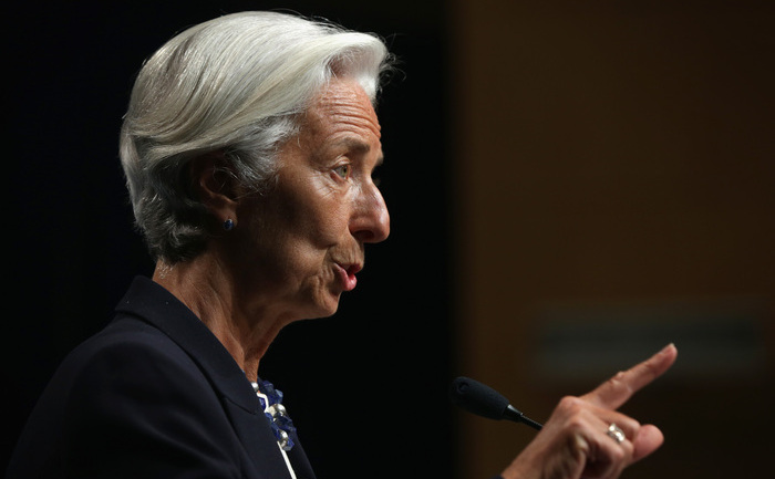 Directorul FMI, Christine Lagarde (Alex Wong/Getty Images)
