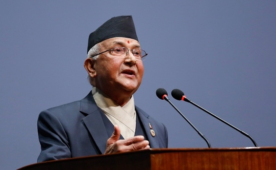 Khadga Prasad Oli, noul premier al Nepalului.