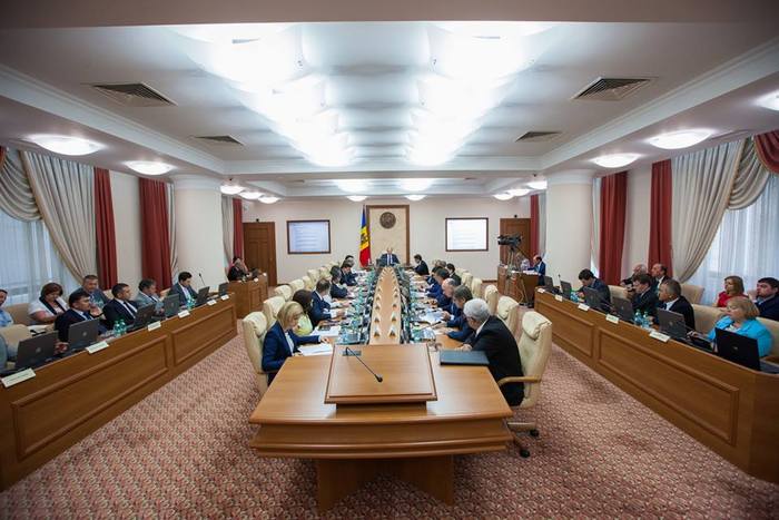 Guvernul Streleţ, şedinţa cabinetului de miniştri