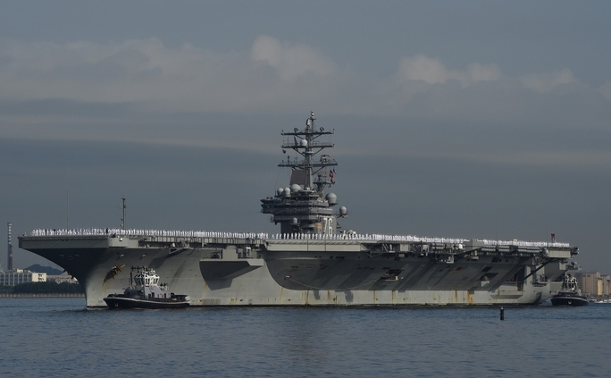 Portavionul american USS Ronald Reagan (TORU YAMANAKA/AFP/Getty Images)