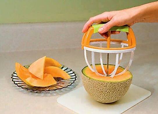 Aparat pentru tăiat pepenele galben în felii (Facebook.com/Epoch Times paris)