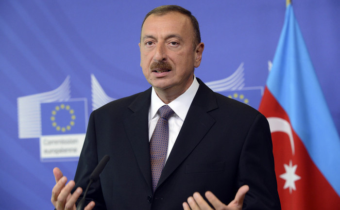 Preşedintele azer Ilham Aliyev.