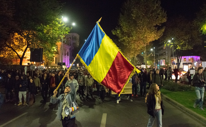Protest de amploare în Bucureşti în urma tragediei de la Colectiv, 03 noiembrie 2015 (Eugen Horoiu/Epoch Times)
