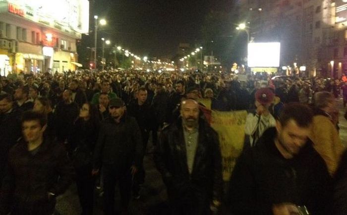 Protest anti-Piedone (Mihail Bumbeş)