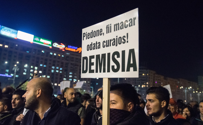 Protest anti-Sistem în Capitală, 03 noiembrie 2015