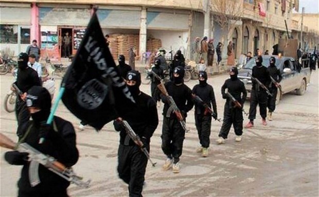 Membri ai grupului jihadist Statul Islamic.