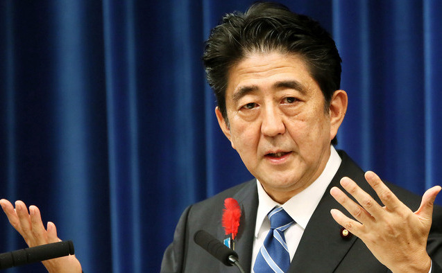 Premierul japonez Shinzo Abe.