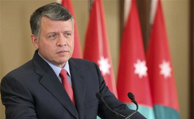 Regele Abdullah al Iordaniei.