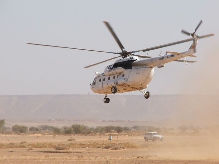 Elicopterul Mi-8 MTV-1 capturat de rebelii talibani