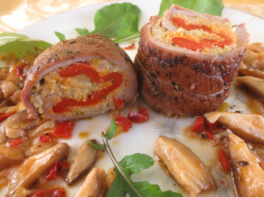 Rulouri de carne umplute cu conopidă (Maria Matyiku / Epoch Times)